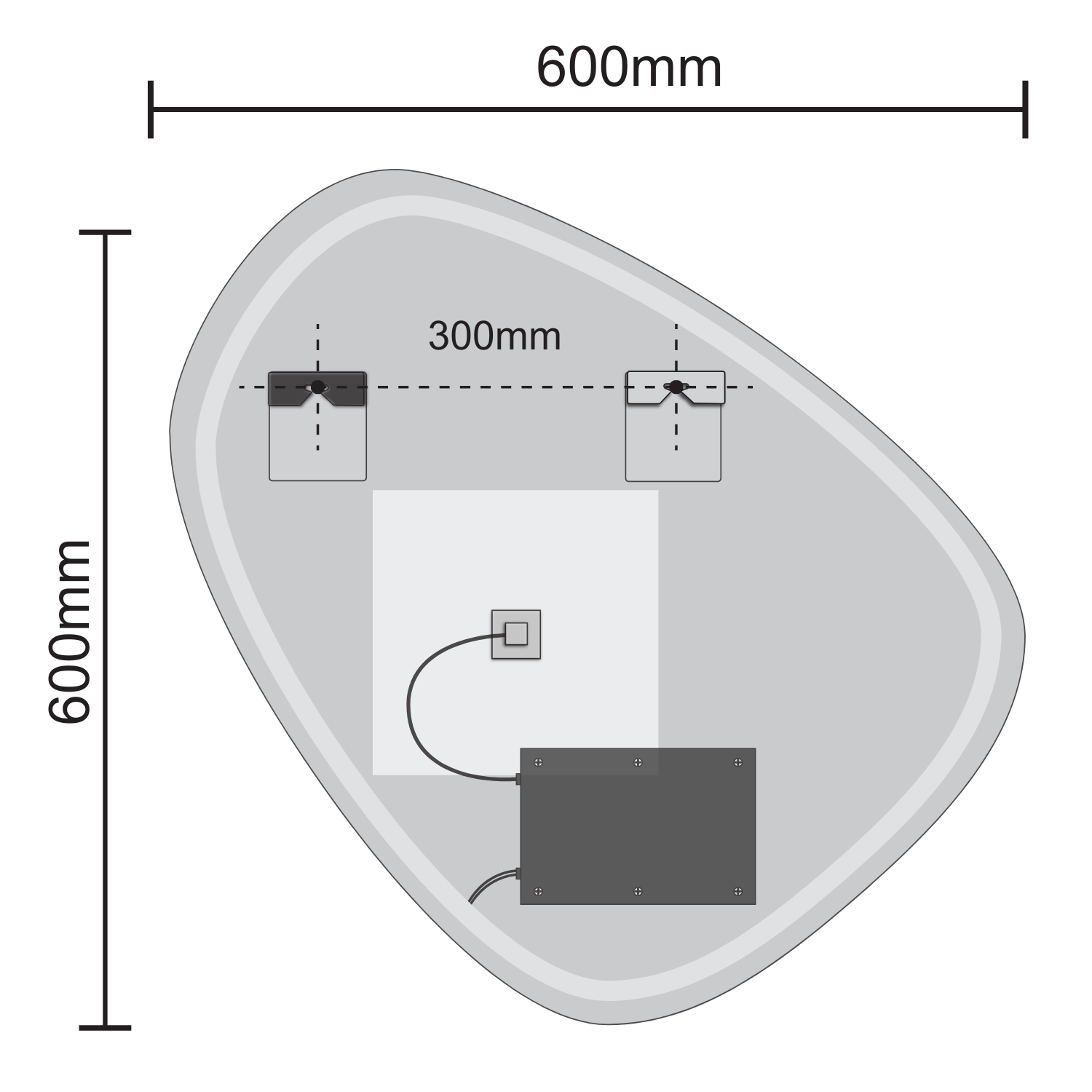 GENEVA - 60 x 60 cm - lomazoo.com
