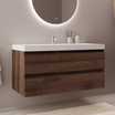 MONACO Rovere Marrone - Lavabo Bianco - 100 cm