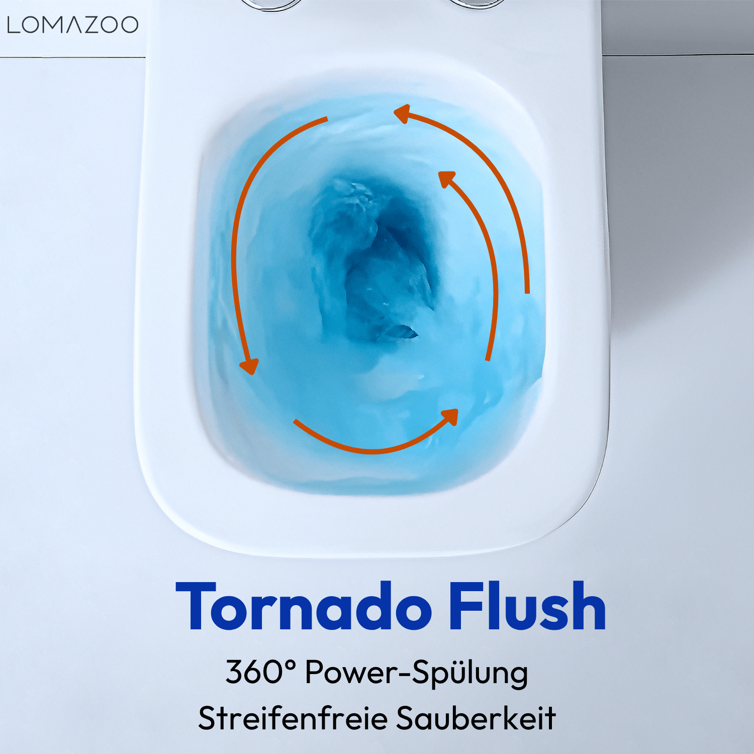 LINEA Hangend Toilet - Wit - Vierkant - lomazoo.com