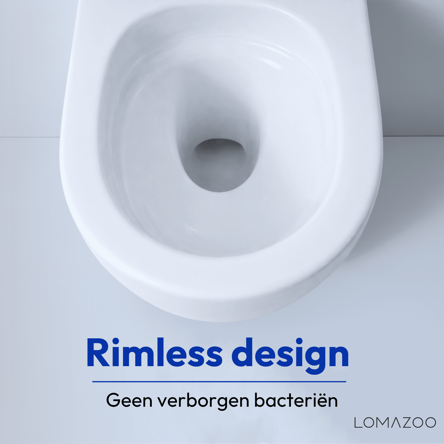 Hangtoilet met Inbouwreservoir - Rond Wit - Drukplaat Rond Chroom - Linea - lomazoo.com