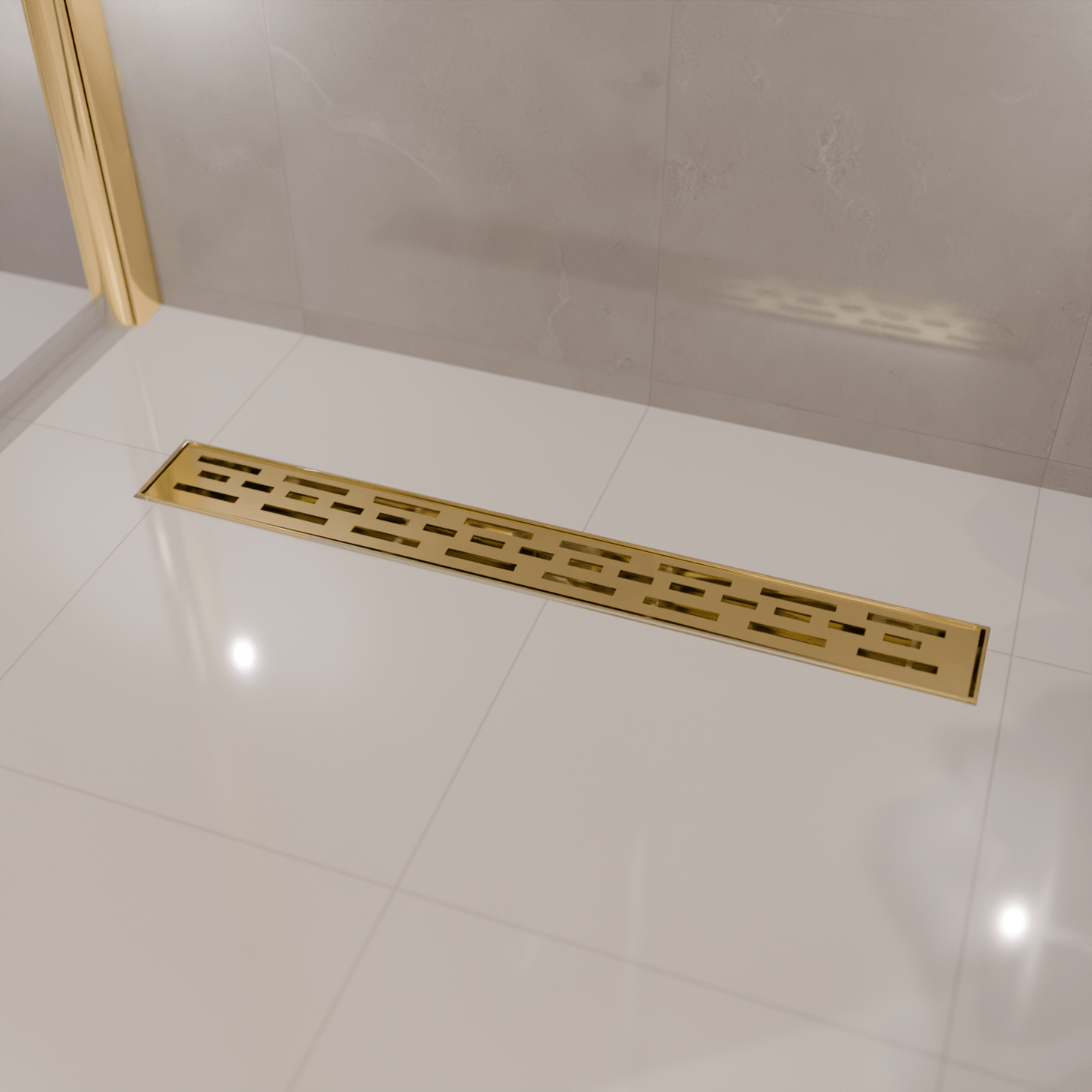 Douchegoot Cayma 70 cm - Goud - lomazoo.com