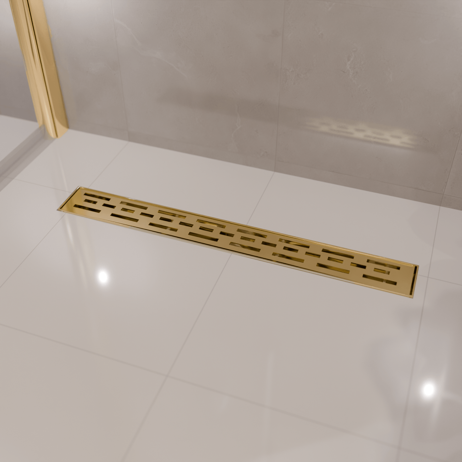 Douchegoot Cayma 70 cm - Goud - lomazoo.com