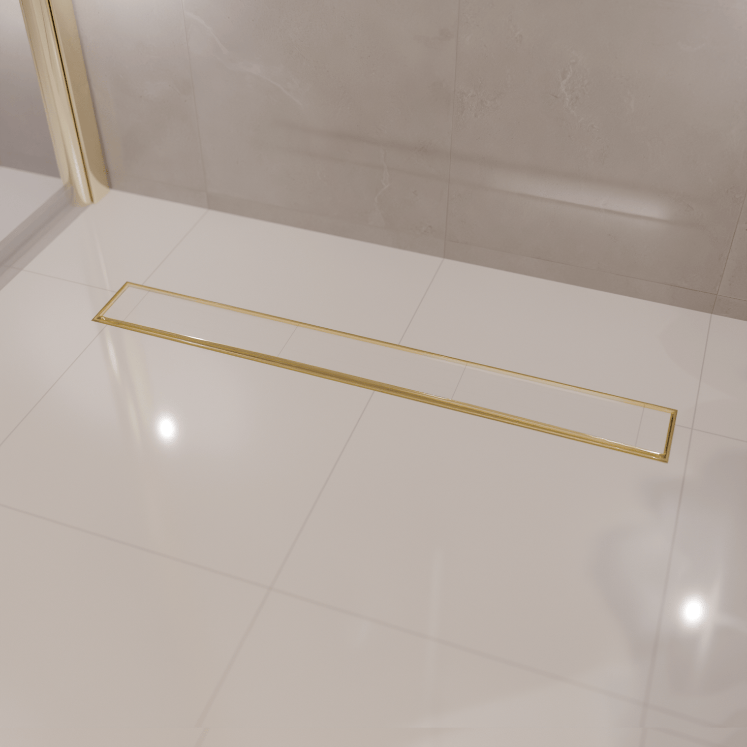 Douchegoot Nilo 60 cm - Goud - lomazoo.com
