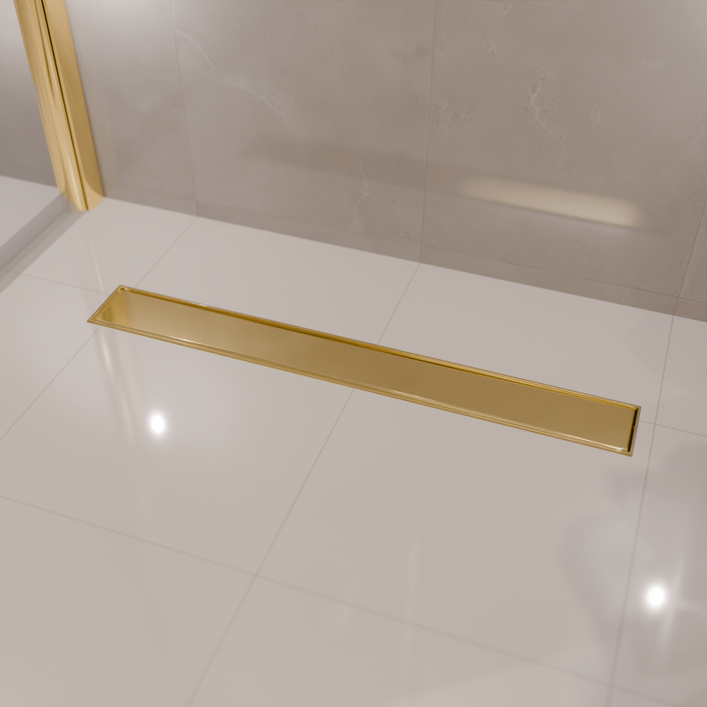 Douchegoot Nilo 70 cm - Goud - lomazoo.com