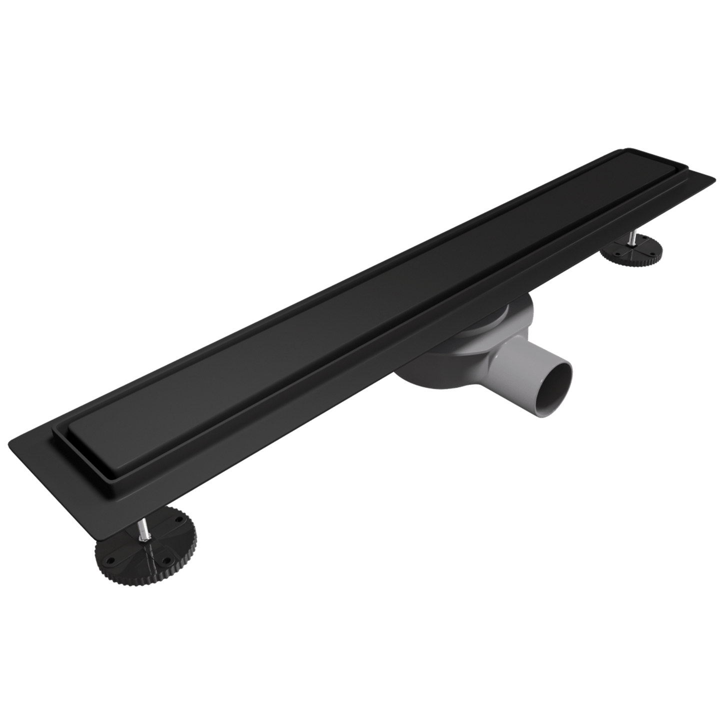 Douchegoot Nilo 70 cm - Matzwart - lomazoo.com