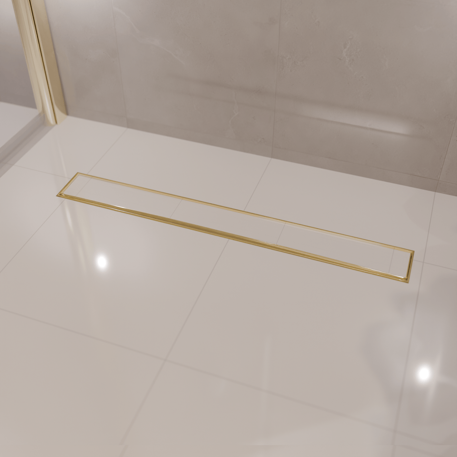 Douchegoot Nilo 80 cm - Goud - lomazoo.com